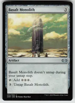 Basalt Monolith 232 Uncommon Double Masters Magic: The Gathering Near Mint - Image 1