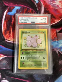 PSA 10 1st Edition Exeggcute Jungle - (52/64) GEM MINT 1999 Pokemon English - Image 1
