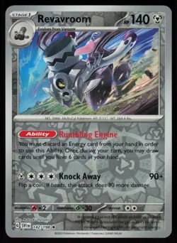 Revavroom 142/198 Rare Scarlet & Violet Pokemon Reverse Holo Near Mint - Image 1