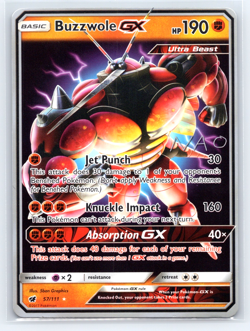 Buzzwole GX 57/111 Pokemon TCG World Championship 2018 Naohito Inoue NM - Image 1
