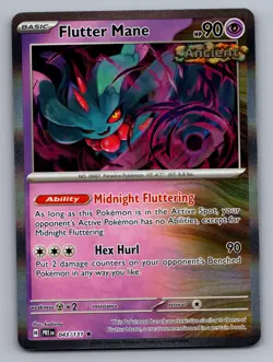 FLUTTER MANE 043/131 RARE PRISMATIC EVOLUTIONS POKEMON NM - Image 1