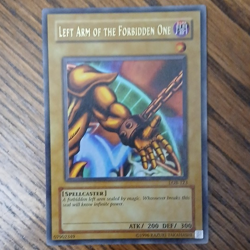 Konami Left Arm of the Forbidden One LOB-122 1st Ed Ultra Rare ENG 200/300 - Image 1