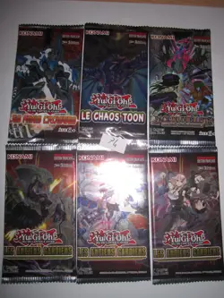 YU-GI-OH! LOT 6 BOOSTER FRANCAIS LES AMES CROISEES CHAOS TOON ANCIENS GARD N°74 - Image 1