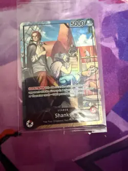 Shanks (2025 PSA Magazine Promo) OP09-001 One Piece Promotion Cards Foil Sealed - Image 1