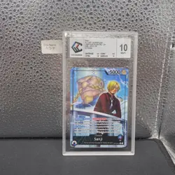 Carte One Piece Sanji Alternate Art OP12-041 CCC Grading 10 White Label FR - Image 1