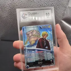 Carte One Piece Sanji Alternate Art OP12-041 CCC Grading 10 White Label FR - Image 3