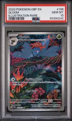 Pokemon Gloom 198/197 PSA 10 Holo Illustration Rare Card - Image 1