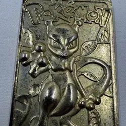1999 MEWTWO Gold Bar Card Limited Edition Burger King Gold Plated Pokemon - Image 5
