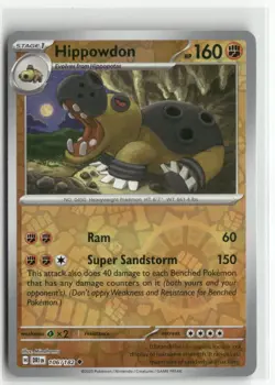 Hippowdon 106/182 Reverse Holo - Destined Rivals - Pokemon TCG NM - Image 1