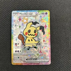 Pokemon Mimikyu Special Doujin Art Starry Holo Card - Image 1