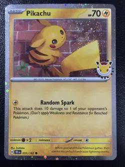 Pikachu (Pokemon Day 2026) 051/162 Miscellaneous Cards & Products Holo - Image 1