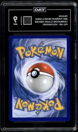 Pokemon TCG Celebrations Pikachu Holo Card 5/25 Rare TAG 9 - Image 2