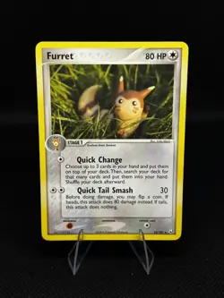 Furret Team Rocket Returns 22/109 Rare Pokemon TCG Card 2004 Yuka Morii NM/LP - Image 1