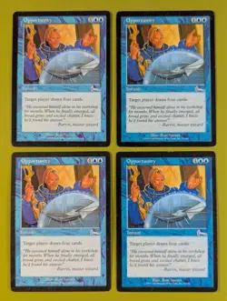 Opportunity x4 Urza's Legacy 4x Playset Magic the Gathering - Image 1