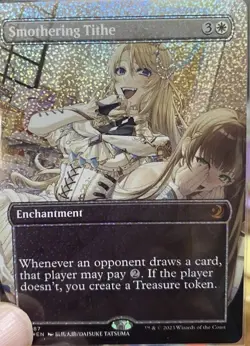 MTG Smothering Tithe #87 Secret Lair x Hatsune Miku Foil confetti foil - Image 1