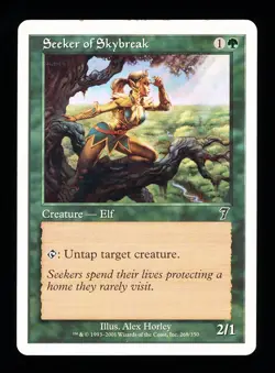 * * 1x Seeker of Skybreak x1 * * 7th Edition MTG MP Moderately Played - Image 1
