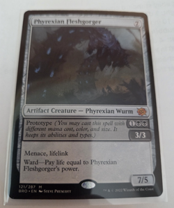 MTG, Phyrexian Fleshgorger-The Brothers' War Regular NM - Image 1