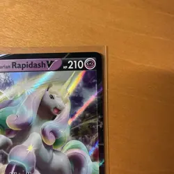 Galarian Rapidash V SWSH111 Holo Pokemon Black Star Promo - Image 4