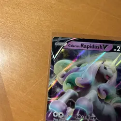 Galarian Rapidash V SWSH111 Holo Pokemon Black Star Promo - Image 5