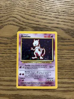 1999 Pokemon Mewtwo - 10/102 NM-MT Base Set Vintage RARE!!!!!! - Image 1