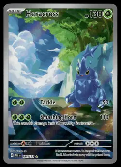 Heracross 194/193 Illustration Rare Paldea Evolved Pokemon NM/M - Image 1