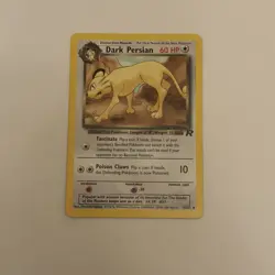 Dark Persian 42/82 Team Rocket 2000 WOTC Uncommon Pokemon TCG NM-LP - Image 2