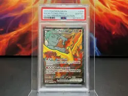 2025 POKEMON DRI TEAM ROCKET'S MOLTRES EX UPC STAMPED #208 PSA 10 🐦‍🔥 - Image 1