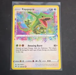 The Pokemon Company Rayquaza 138/185 Vivid Voltage Holo Amazing Rare EN 120 HP - Image 1