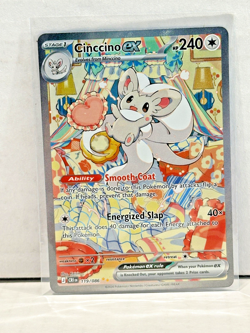 Pokemon TCG Cinccino Ex Chaos Rising SIR 119/086 (NM) Special Illustration rare - Image 1