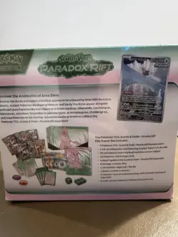 Pokemon TCG Scarlet & Violet PARADOX RIFT Elite Trainer Box - Factory Sealed 820650854163 - Image 2