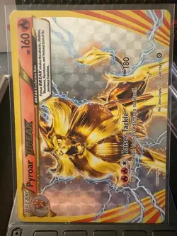 Pyroar BREAK 24/114 BREAK Rare Steam Siege Pokemon Lightly Played - Image 1