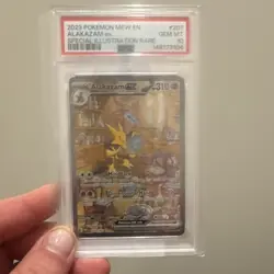 The Pokemon Company Alakazam ex SV 151 SIR Holo 201/165 EN 2023 PSA 10 - Image 1