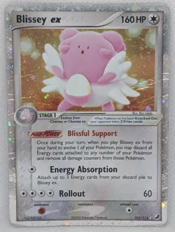 Blissey ex 101/115 Unseen Forces Holo Ultra Rare Pokemon TCG Nintendo - Image 1