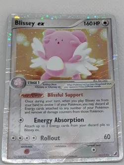 Blissey ex 101/115 Unseen Forces Holo Ultra Rare Pokemon TCG Nintendo - Image 3