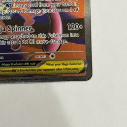 Mega Greninja Ex Full Art 100/086 English Pokemon - Chaos Rising **In Hand** - Image 4