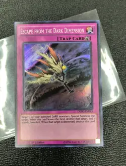 Escape from the Dark Dimension - DESO-EN045 - Super Rare - 1st Edition NM YuGiOh - Image 1