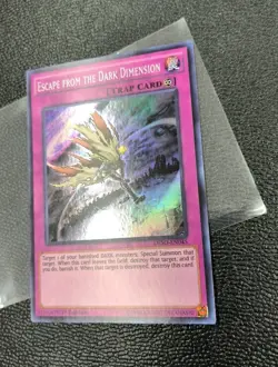 Escape from the Dark Dimension - DESO-EN045 - Super Rare - 1st Edition NM YuGiOh - Image 2