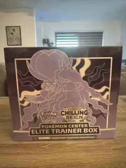 Pokemon Center Chilling Reign Elite Trainer Box ETB NEW SEALED Minor Rips Seepic - Image 1