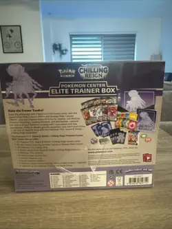 Pokemon Center Chilling Reign Elite Trainer Box ETB NEW SEALED Minor Rips Seepic - Image 3