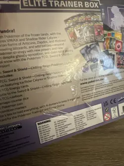 Pokemon Center Chilling Reign Elite Trainer Box ETB NEW SEALED Minor Rips Seepic - Image 4