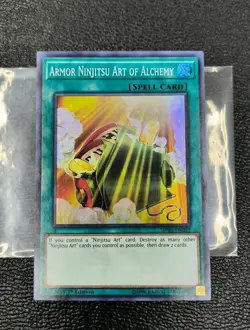 Yugioh - Armor Ninjitsu Art of Alchemy (Super Rare) (1st Edition) - SHVA-EN027 - Image 1
