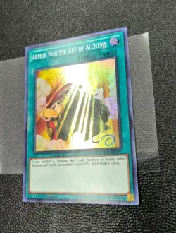Yugioh - Armor Ninjitsu Art of Alchemy (Super Rare) (1st Edition) - SHVA-EN027 - Image 2