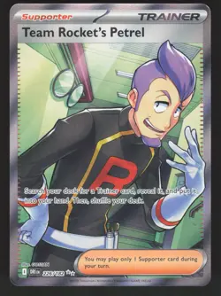 Team Rocket's Petrel 226/182 Pokemon TCG Destined Rivals NM - Image 1
