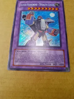 Super Vehicroid - Stealth Union GLAS-EN041 unl Secret Yugioh NM/VLP - Image 5