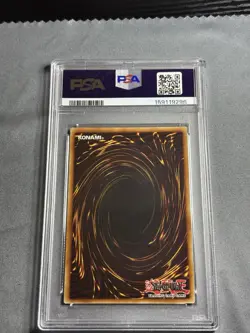 Yugioh! Dragon Master Knight PSA 9 Secret Rare LCKC-EN065 - Image 3