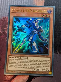 Vision HERO Increase - GFP2-EN057 - Ultra Rare - 1st Edition Yugioh - Image 1