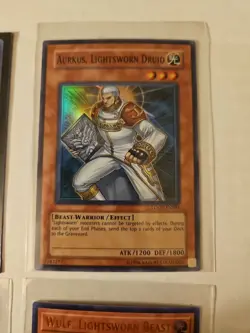 Yugioh ×4 Lightsworn Cards, Ryko Lightsworn Hunter, Aureus Druid, Wulf Beast +1 - Image 3
