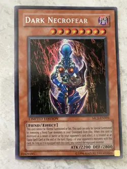 Yugioh - Dark Necrofear - Secret Rare - MC1-EN005 - Limited Edition - Image 1