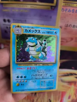 Pokemon Karte Card Turtok Blastoise Expansion Set Base 1996 Holo japanese Exc-NM - Image 3