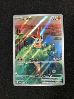 Victini 208 Pokemon TCG SV: Scarlet & Violet Black Star Promo Cards NM - Image 1